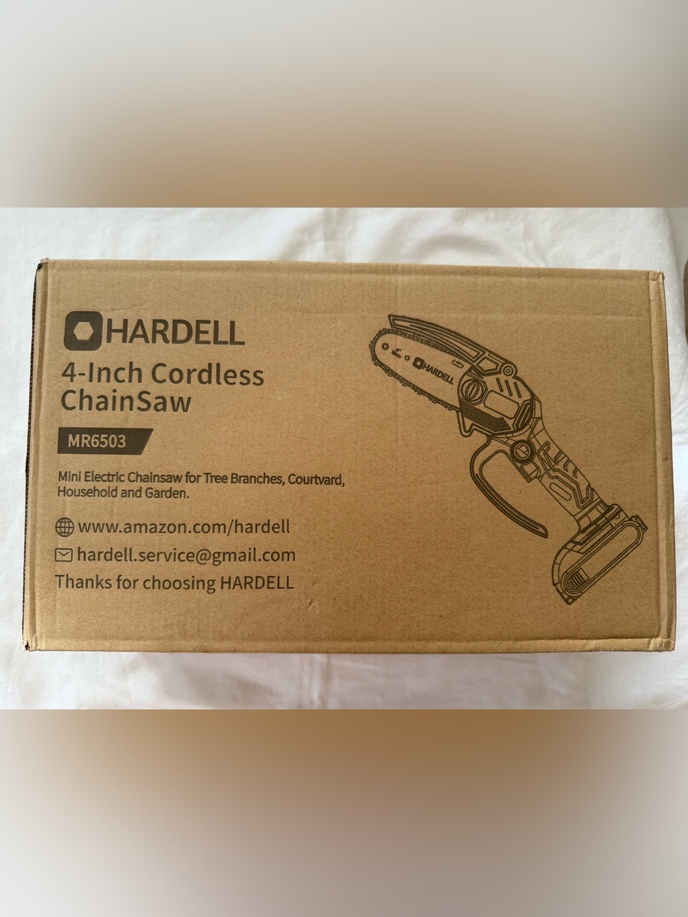 Hardell 4-Inch Cordless Chain Saw